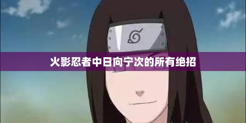 火影忍者中日向宁次的所有绝招