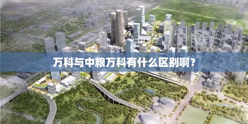 万科与中粮万科有什么区别啊？