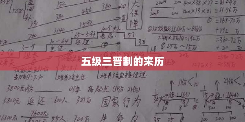 五级三晋制的来历