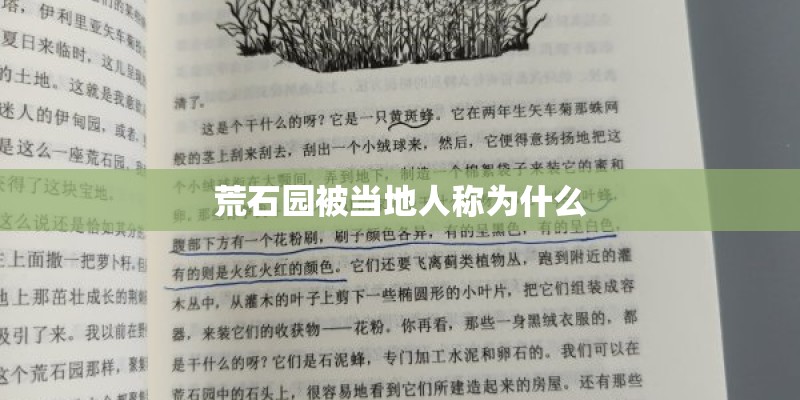 荒石园被当地人称为什么 荒石园被当地人称为什么